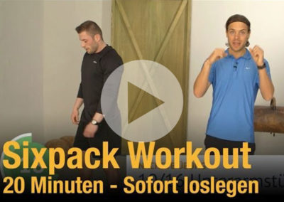 Ganzkörper Sixpack Workout: 20 Minuten Fitness-Programm zum Mitmachen – abnehmen & definieren