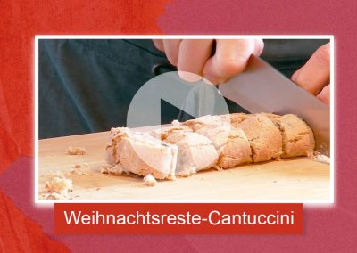 Weihnachtsreste-Cantuccini